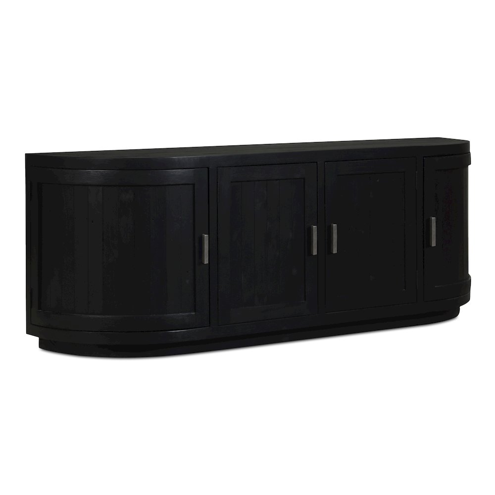 Nicola Media Cabinet Black. Picture 3