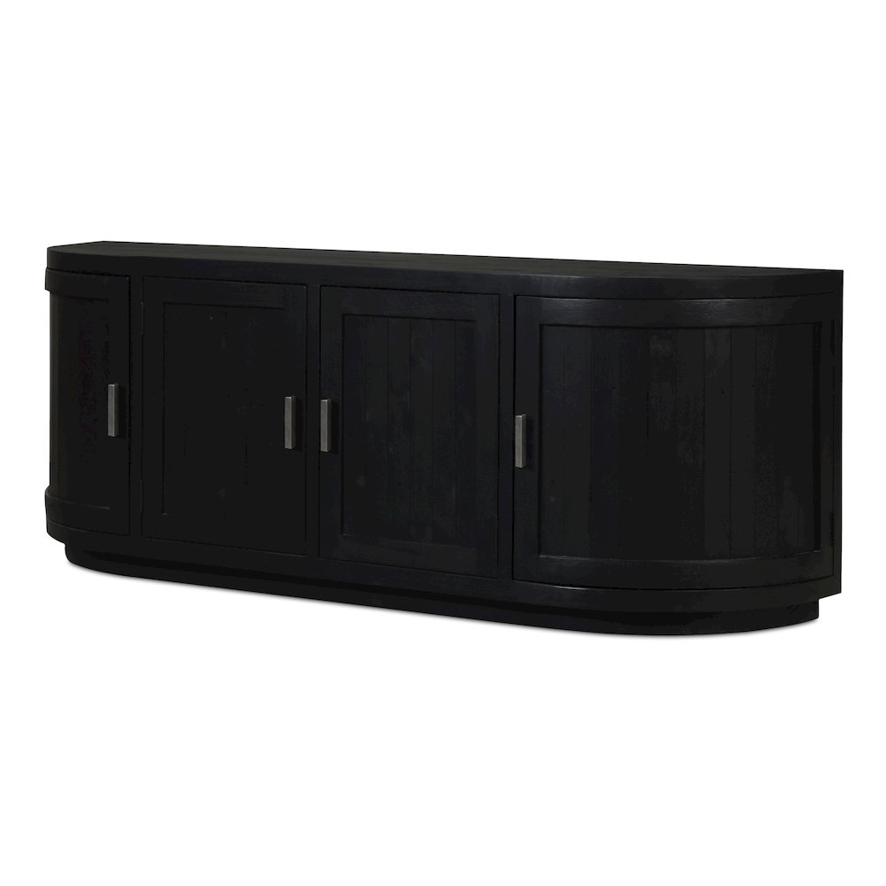 Nicola Media Cabinet Black. Picture 7