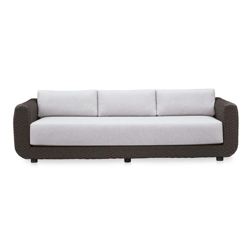 Soma Outdoor Sofa Dark Brown. Picture 1