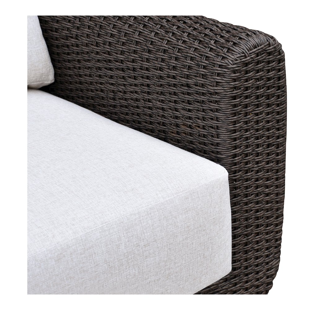 Soma Outdoor Sofa Dark Brown. Picture 4