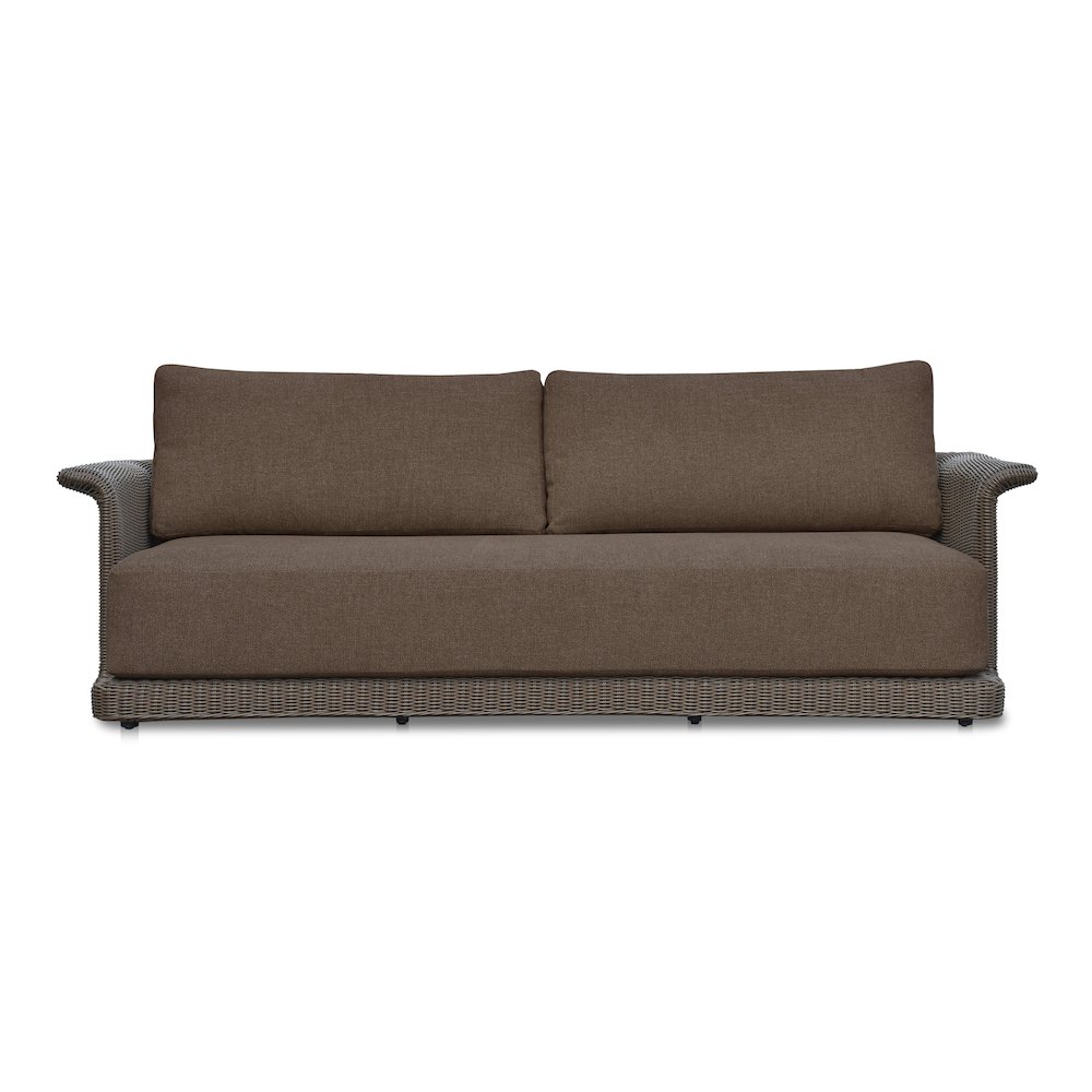 Meredith Outdoor Sofa Brown. Picture 1