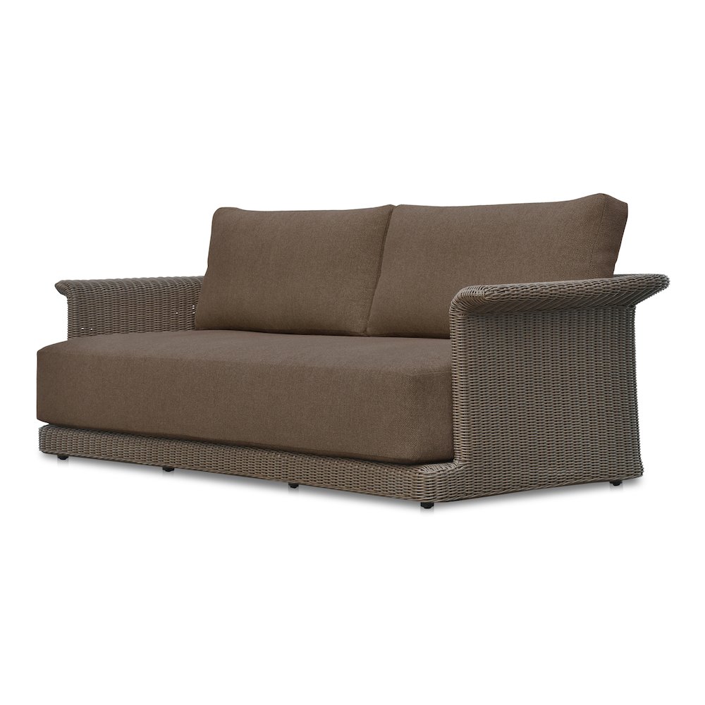 Meredith Outdoor Sofa Brown. Picture 2