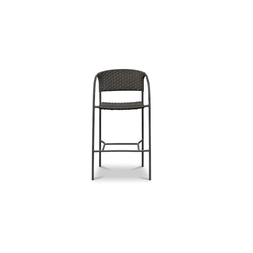 Zola Outdoor Bar Stool Dark Brown. Picture 1