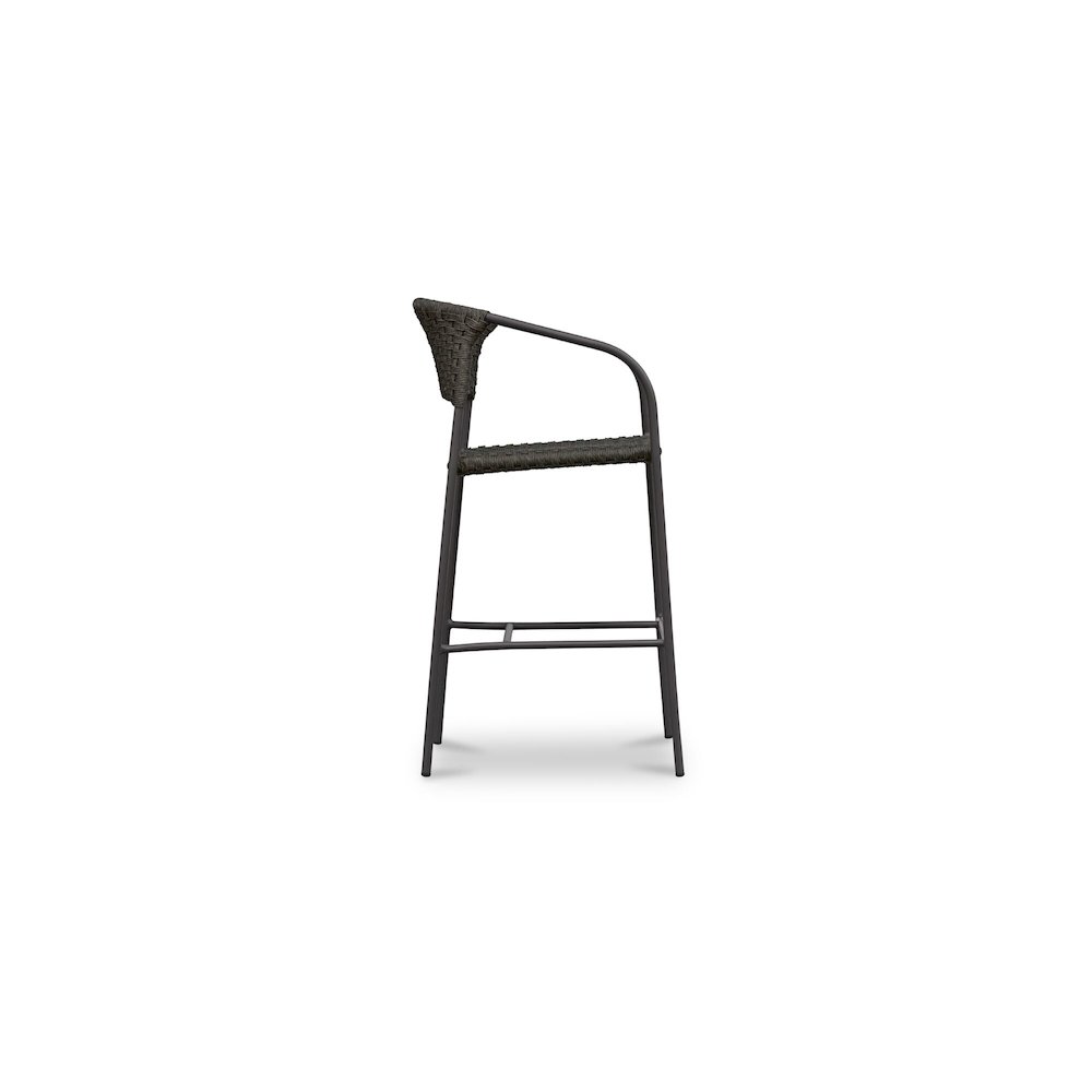 Zola Outdoor Bar Stool Dark Brown. Picture 3