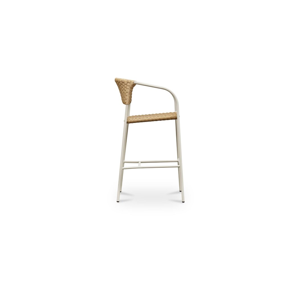 Zola Outdoor Bar Stool Natural. Picture 3