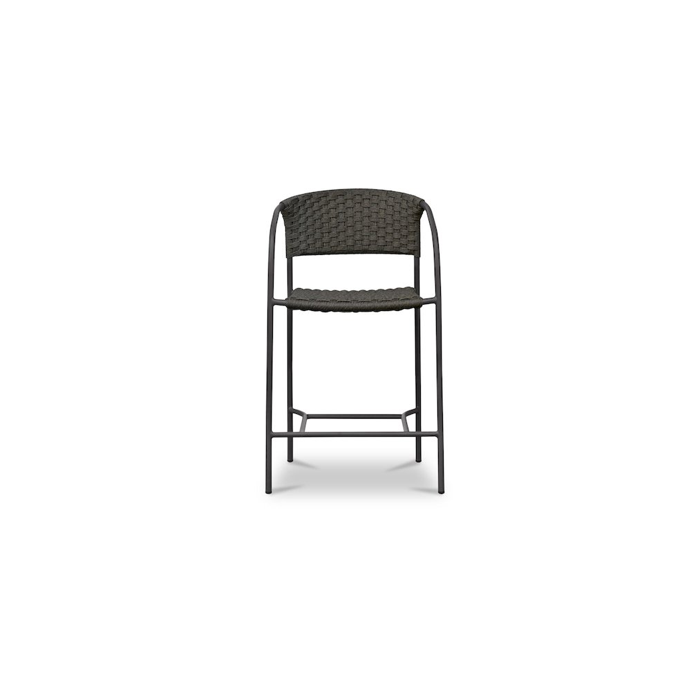 Zola Outdoor Counter Chair Dark Brown. Picture 1
