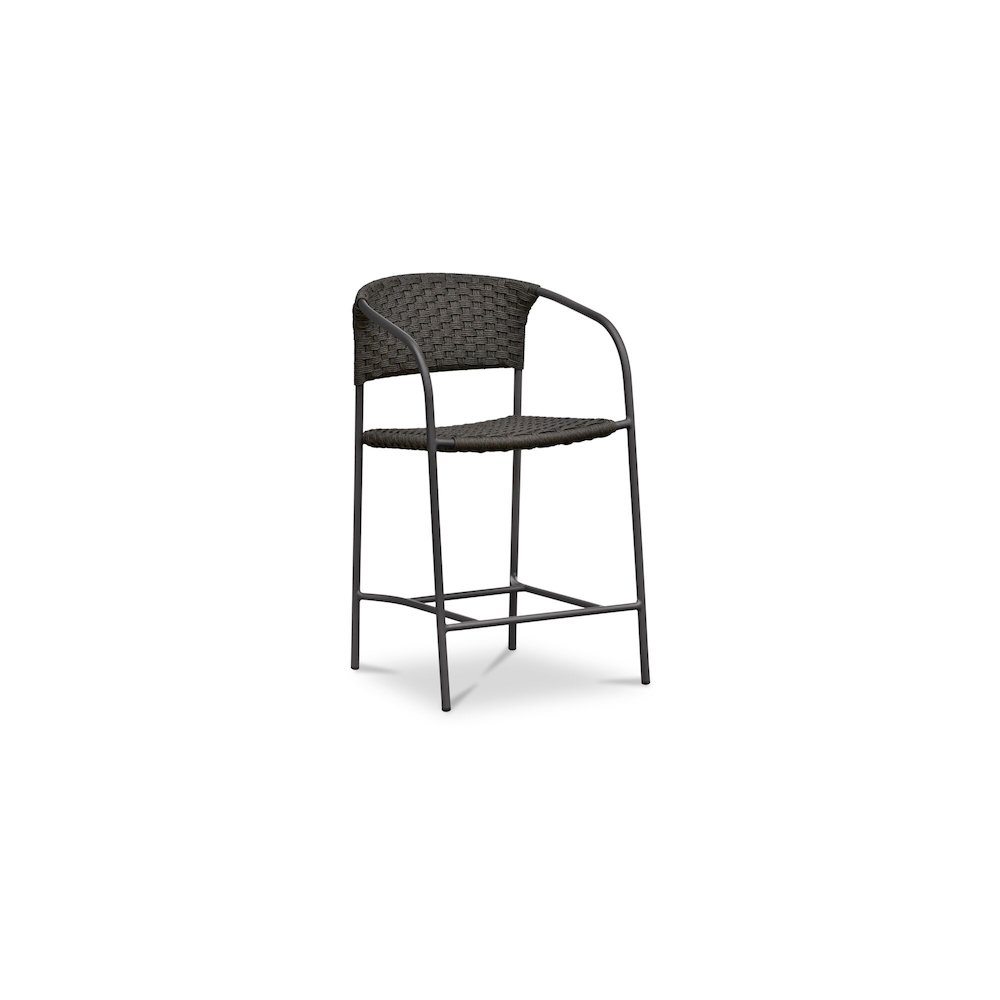 Zola Outdoor Counter Chair Dark Brown. Picture 2