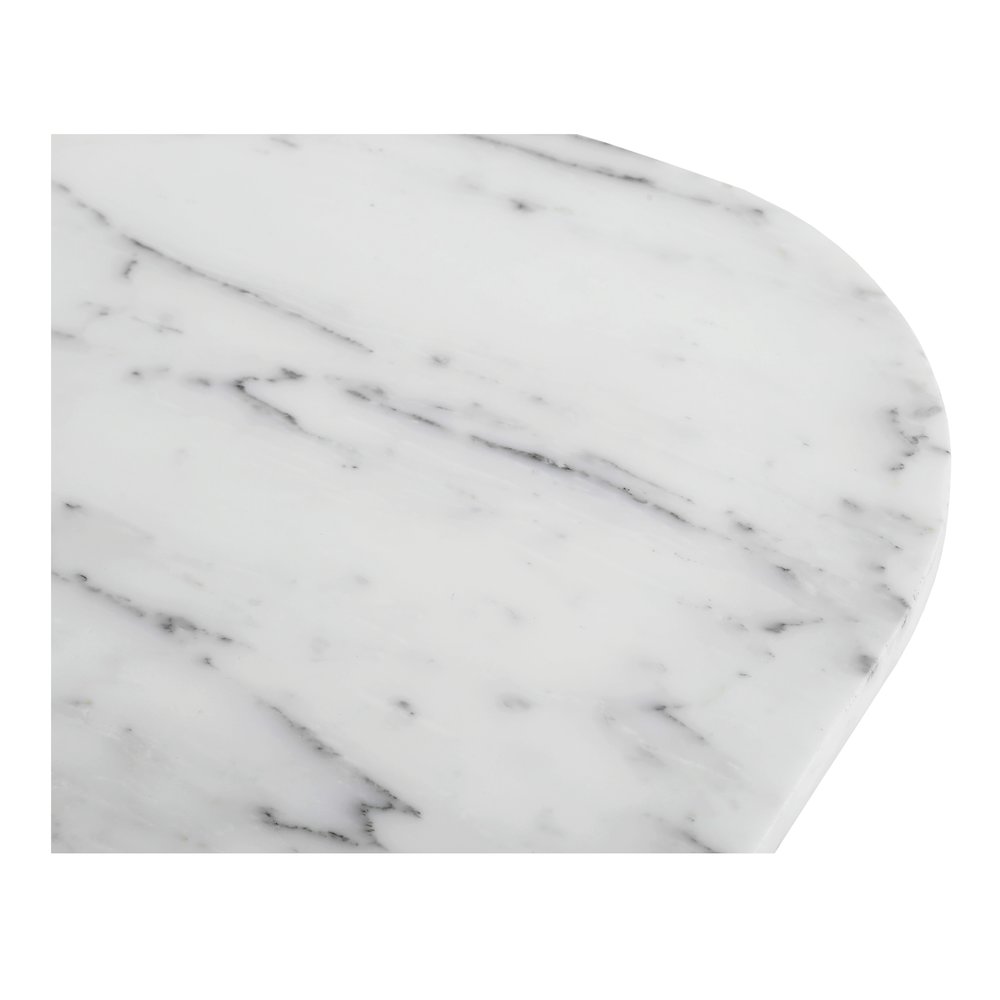 Dash Accent Table White Calacatta Marble. Picture 6