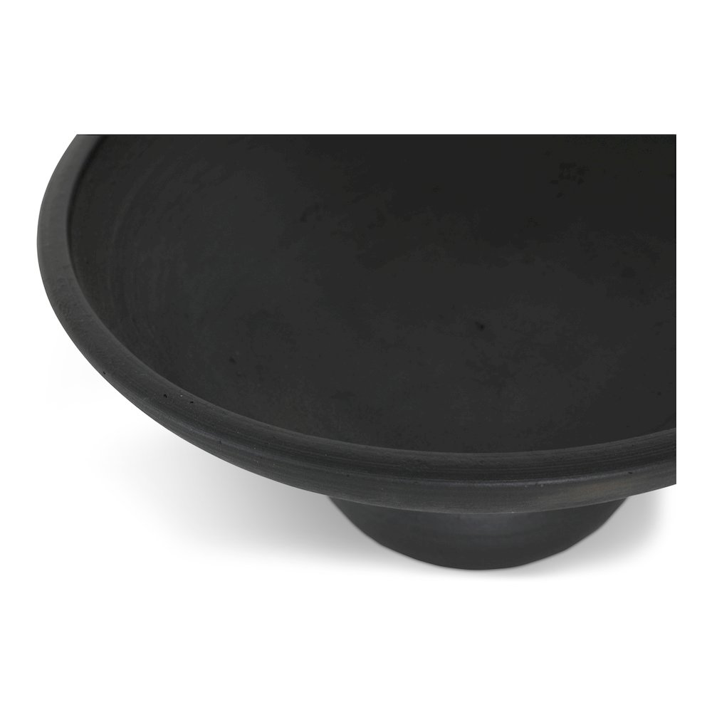 Asha Decorative Bowl Black Terracotta. Picture 3