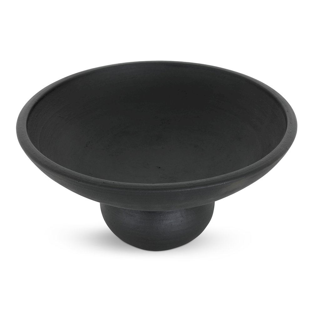 Asha Decorative Bowl Black Terracotta. Picture 2