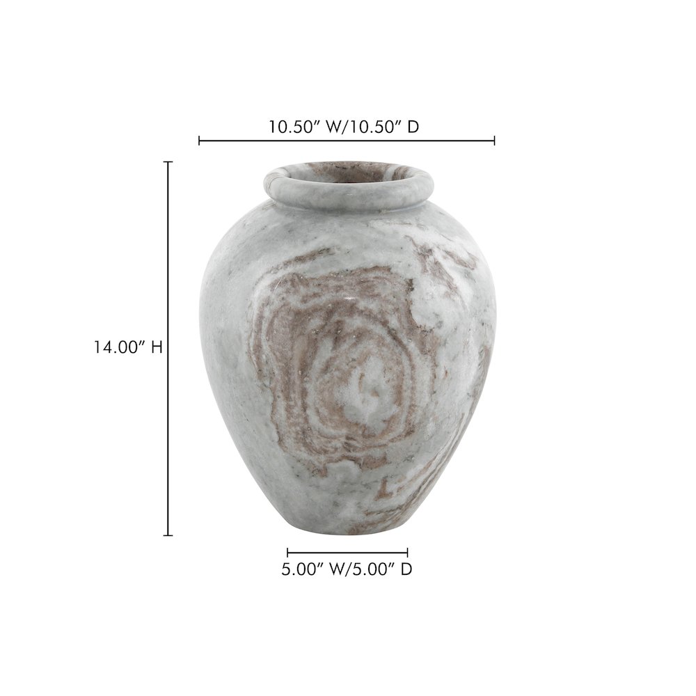 Didion Vase Torrento Marble. Picture 6