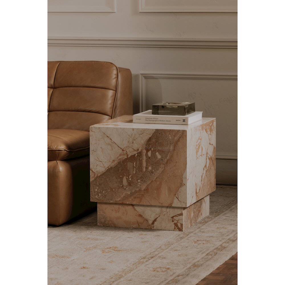 Layla Side Table Breccia Marble. Picture 9
