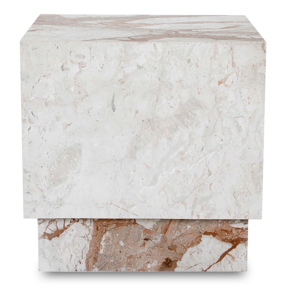 Layla Side Table Breccia Marble. Picture 1
