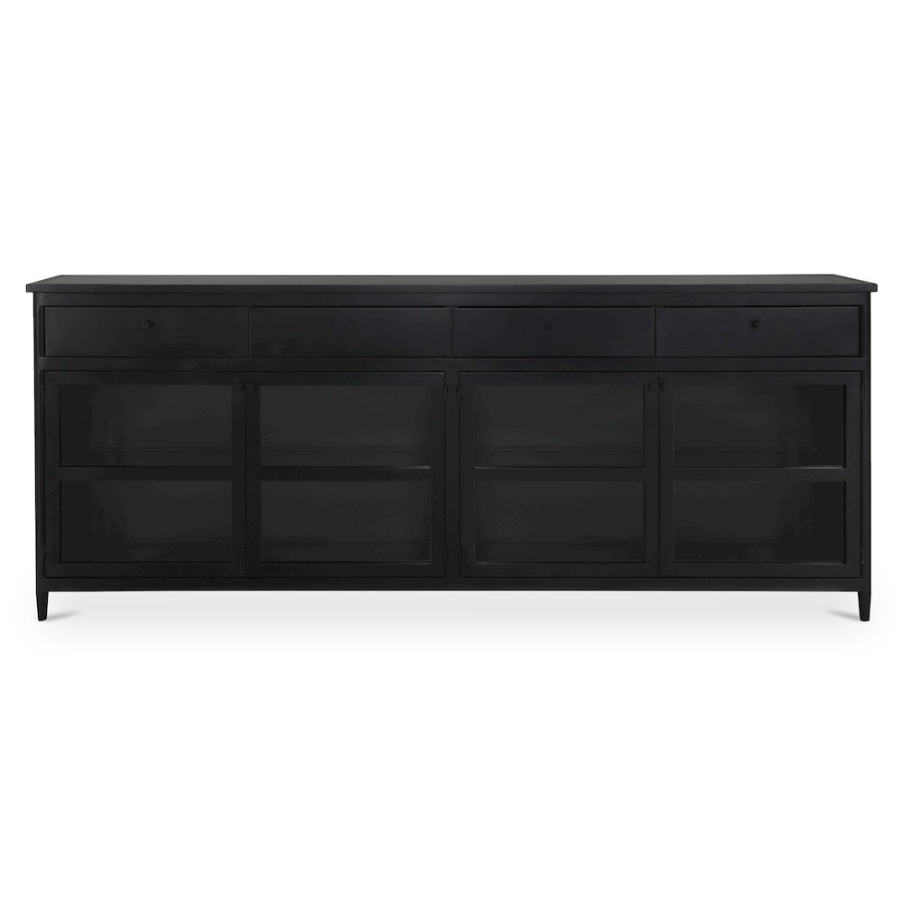 Henry Metal Sideboard Black. Picture 1