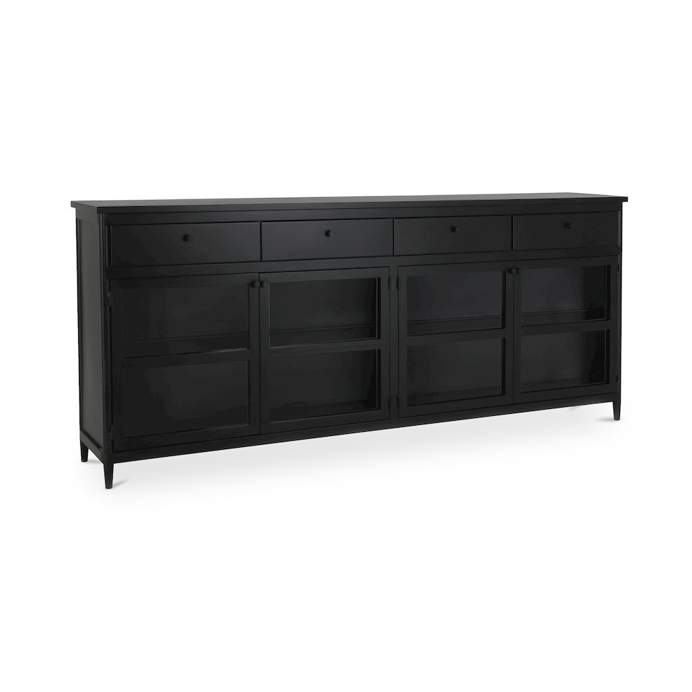Henry Metal Sideboard Black. Picture 3