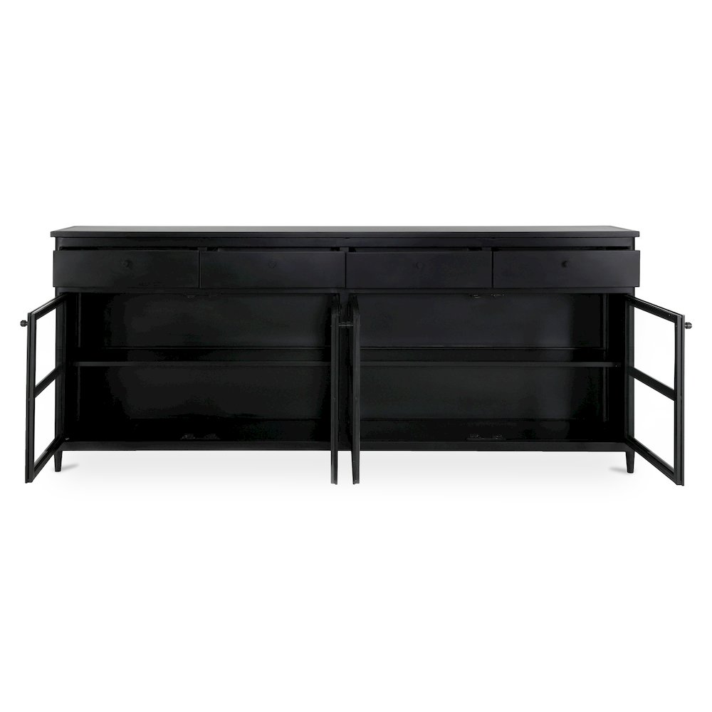 Henry Metal Sideboard Black. Picture 5