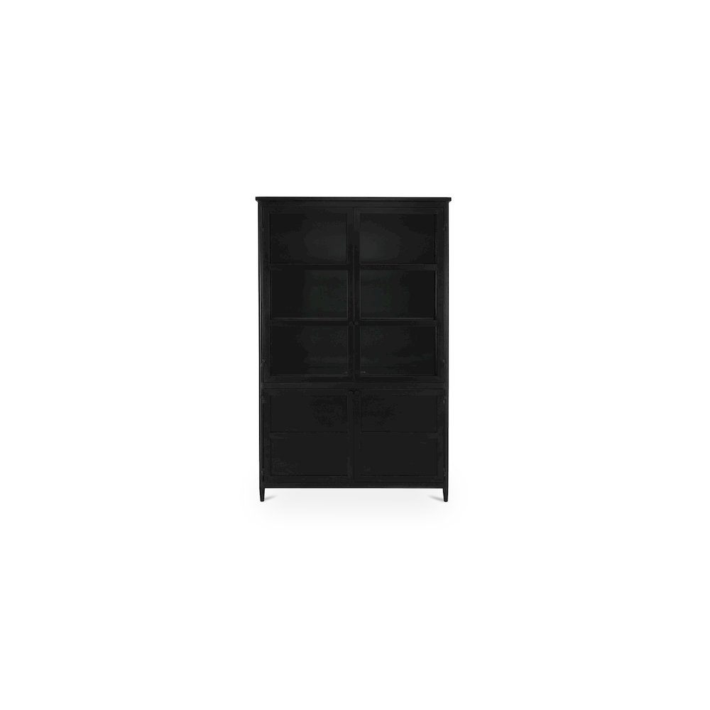Henry Metal Tall Cabinet Black. Picture 1