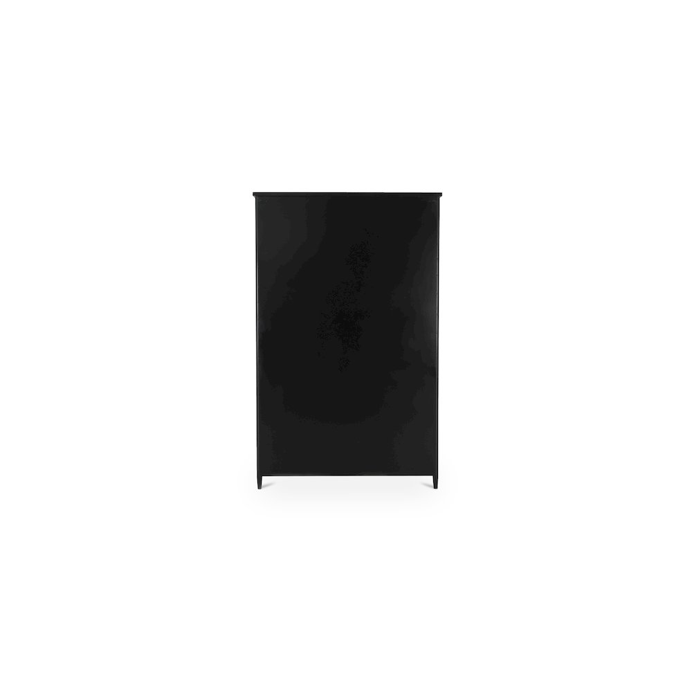 Henry Metal Tall Cabinet Black. Picture 6