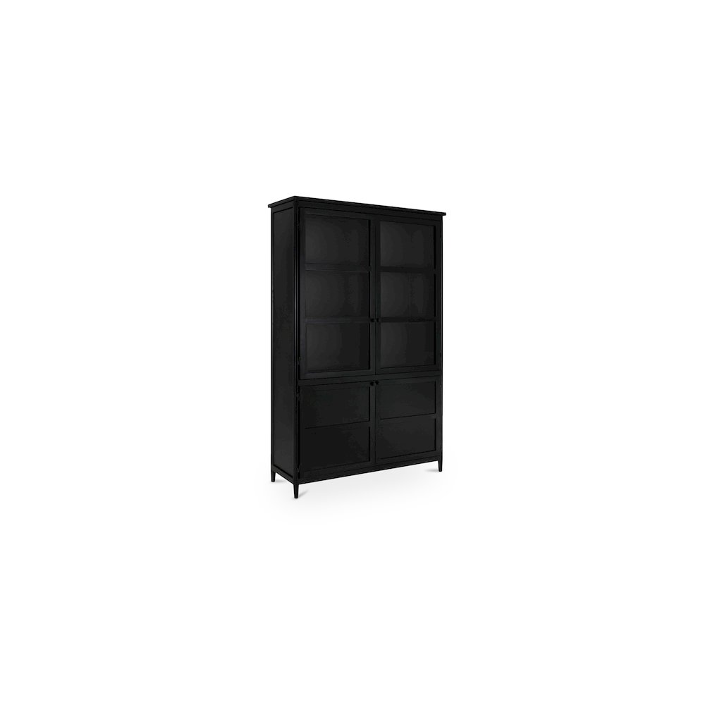 Henry Metal Tall Cabinet Black. Picture 3