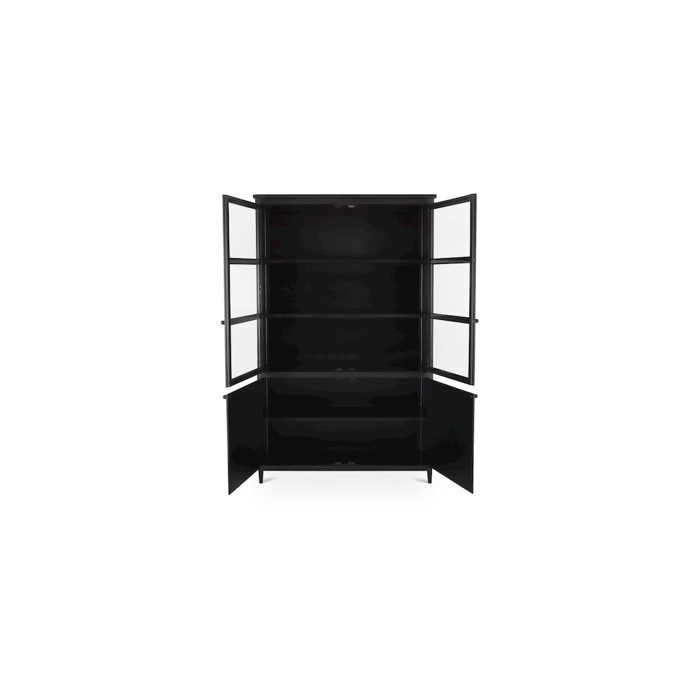 Henry Metal Tall Cabinet Black. Picture 5