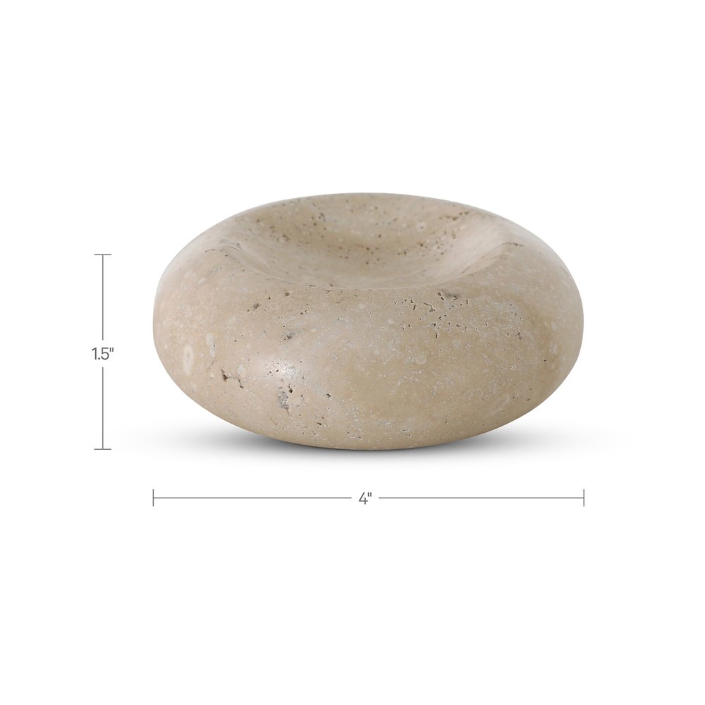 Neso Catchall Natural Travertine. Picture 2