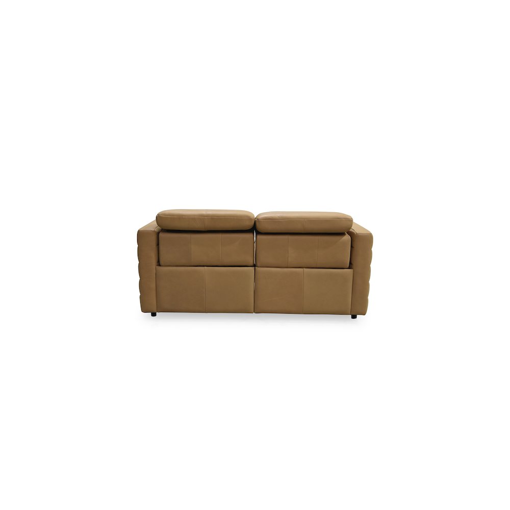 Juno Power Recliner Sofa Tan Leather. Picture 4