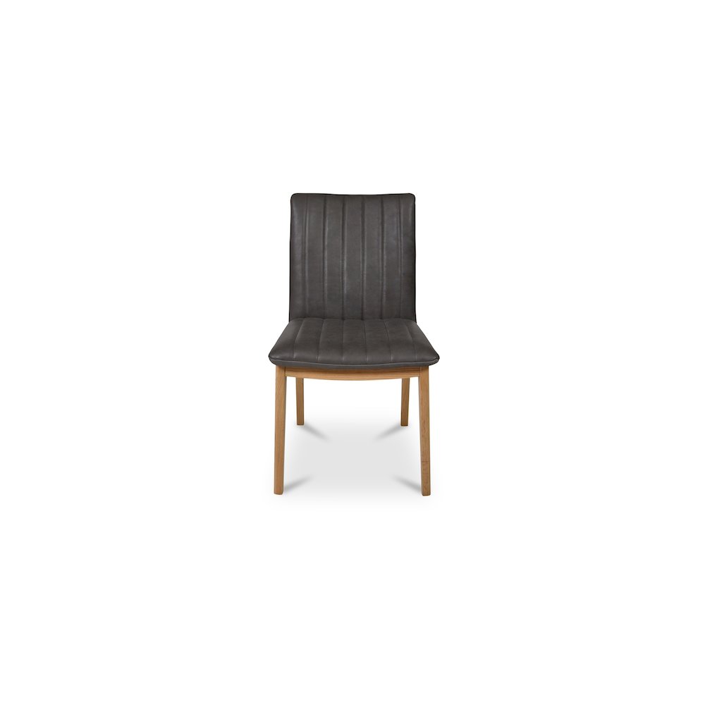 Demi Dining Chair Brown Leather-Set of Two. Picture 5