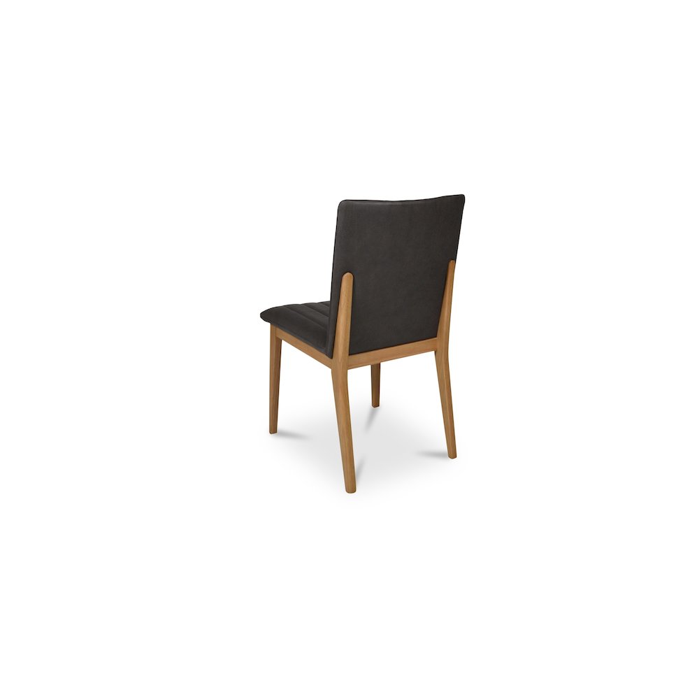 Demi Dining Chair Brown Leather-Set of Two. Picture 2