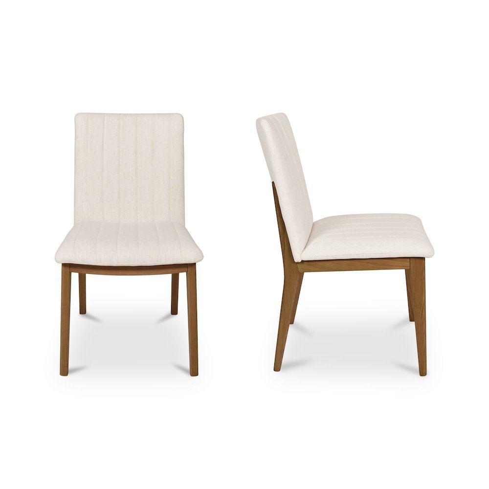 Demi Dining Chair Cream-Set of Two. Picture 4
