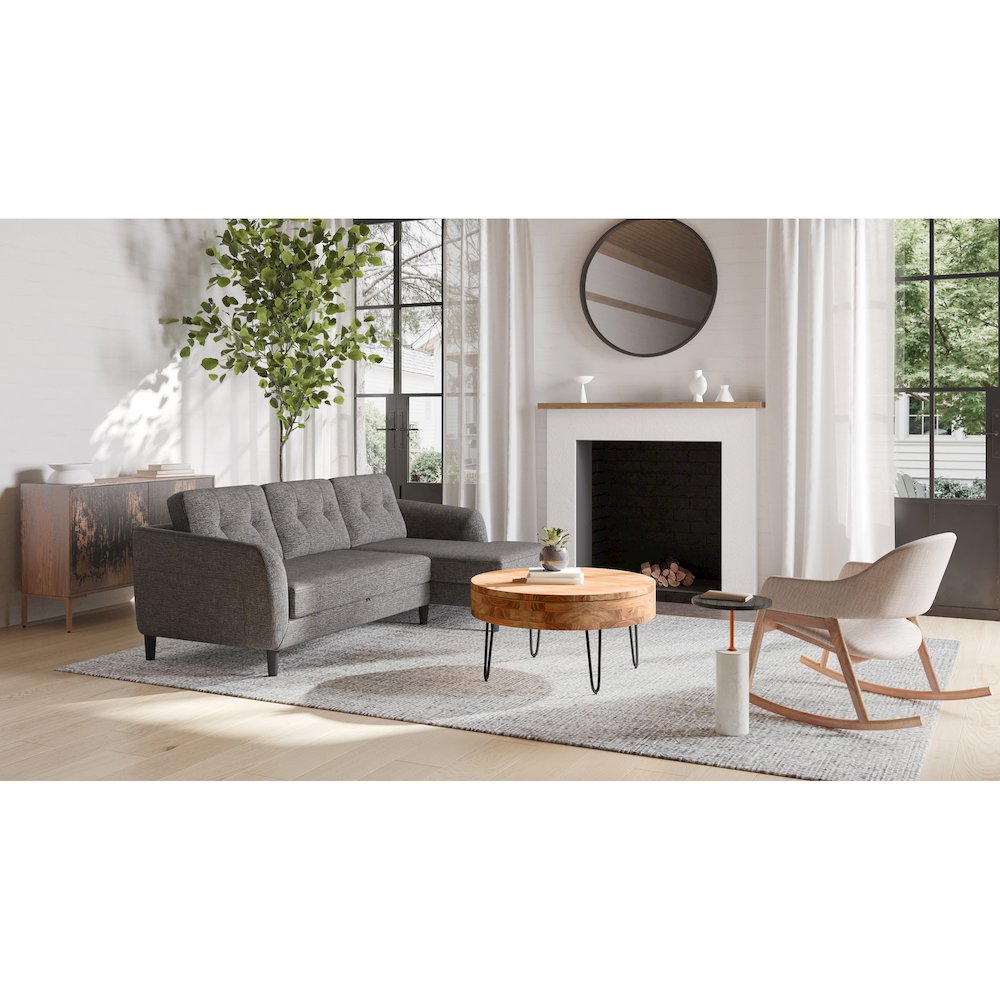 Dusk Accent Table Black. Picture 6