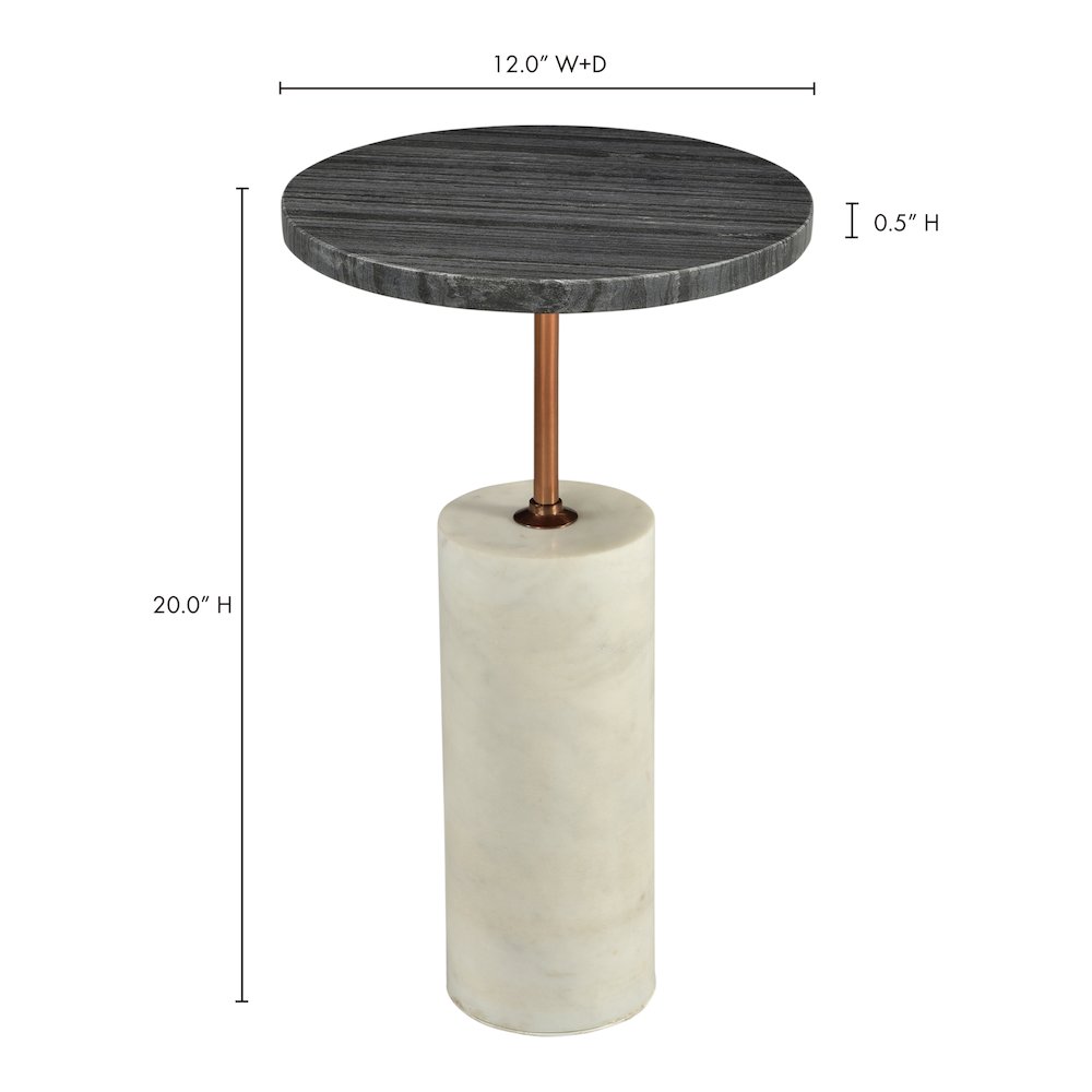 Dusk Accent Table Black. Picture 7