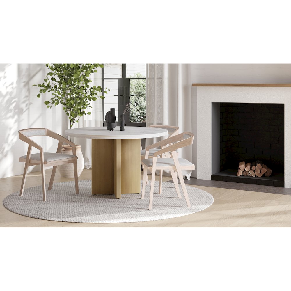 Graze Dining Table White. Picture 11