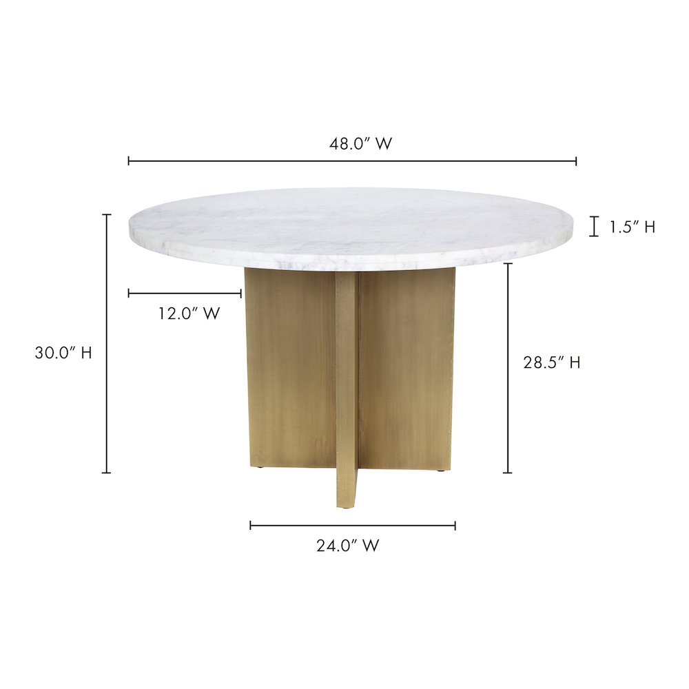 Graze Dining Table White. Picture 12