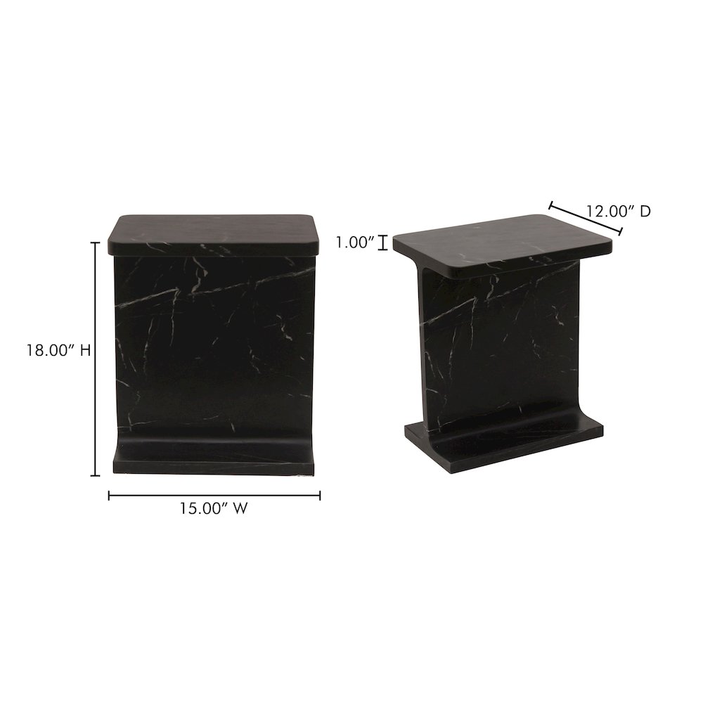 Tullia Accent Table Black. Picture 10