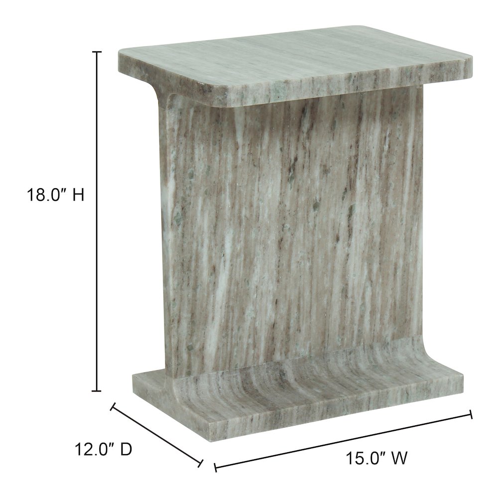 Tullia Accent Table Taupe. Picture 10