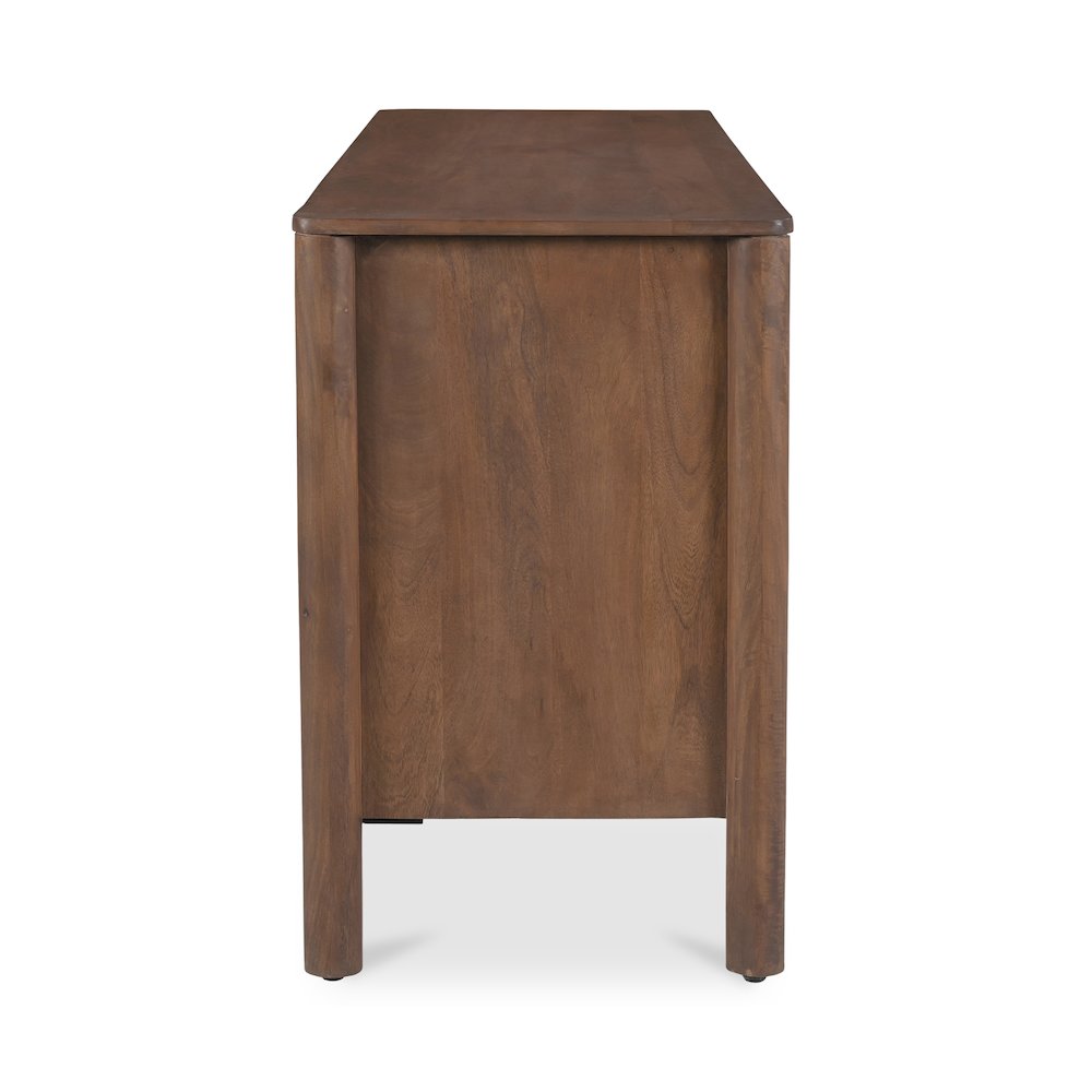 Wiley 4 Door Sideboard Vintage Brown. Picture 5