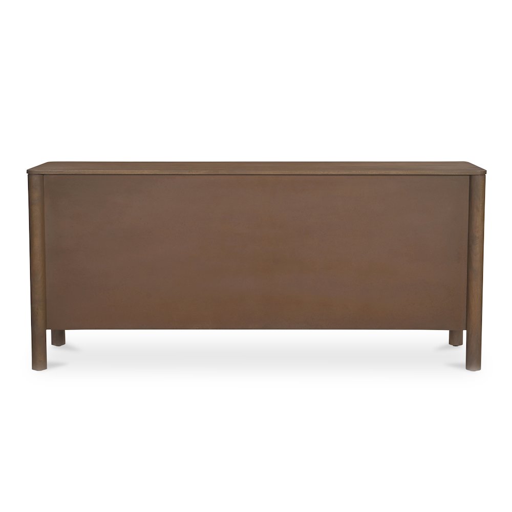 Wiley 4 Door Sideboard Vintage Brown. Picture 6