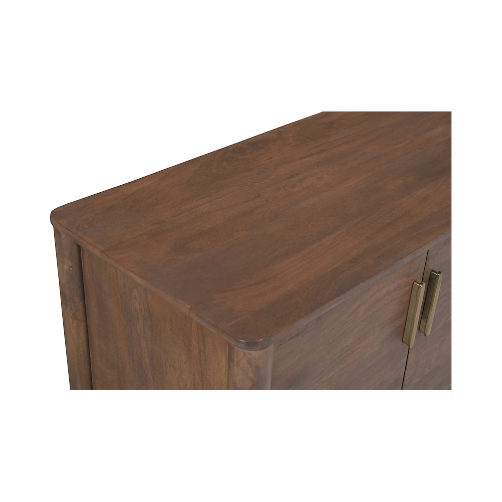 Wiley 4 Door Sideboard Vintage Brown. Picture 10