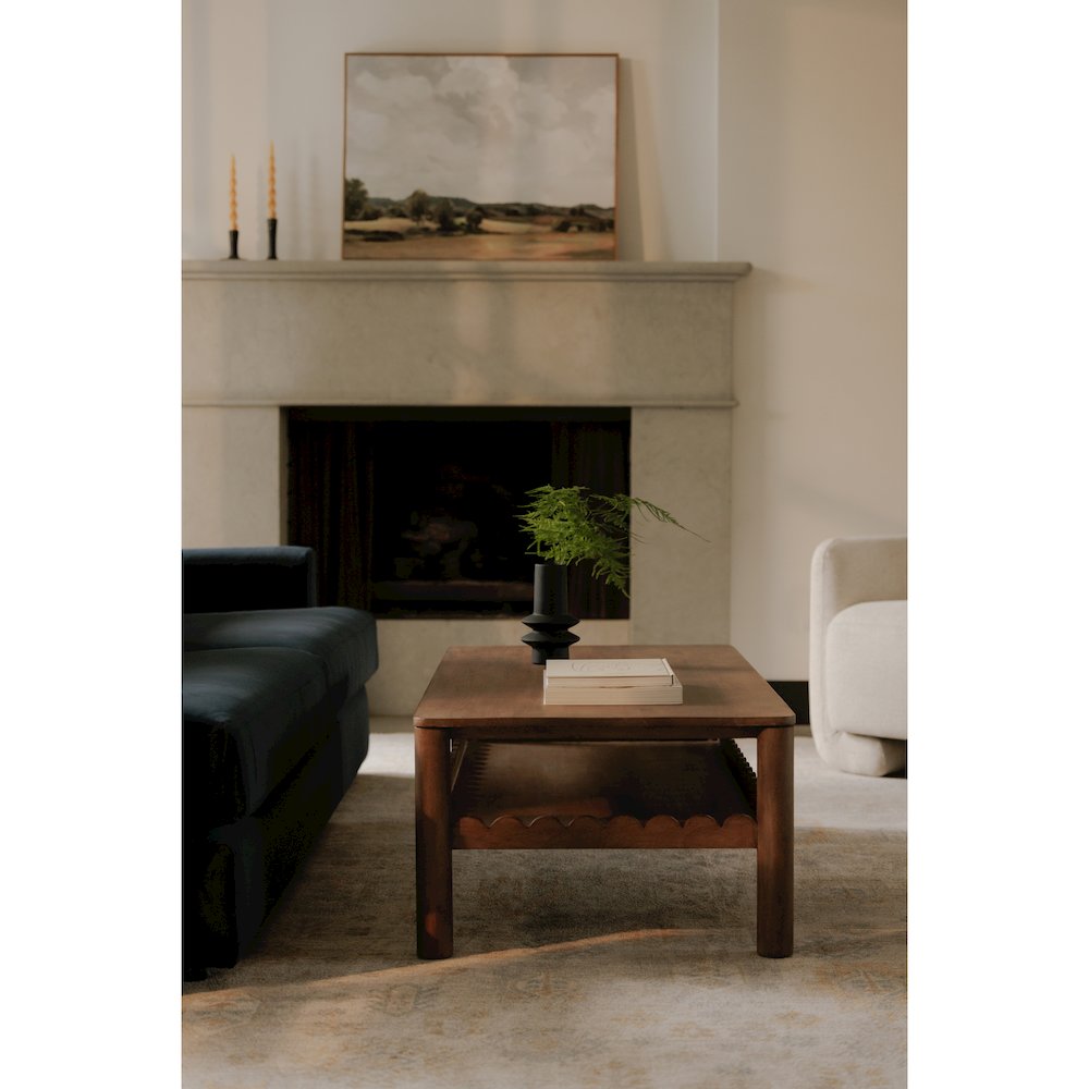 Wiley Coffee Table Vintage Brown. Picture 2