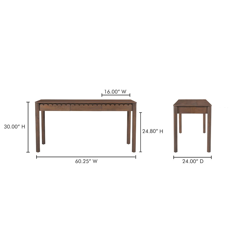 Wiley Desk Vintage Brown. Picture 13
