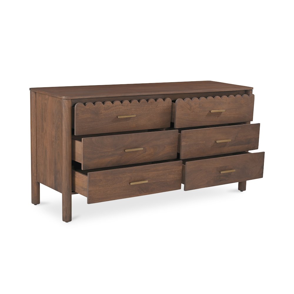 Wiley Dresser Vintage Brown. Picture 3