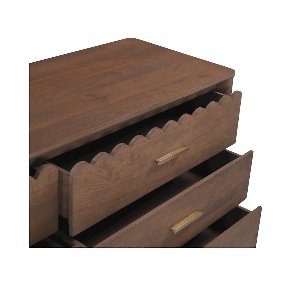 Wiley Dresser Vintage Brown. Picture 4