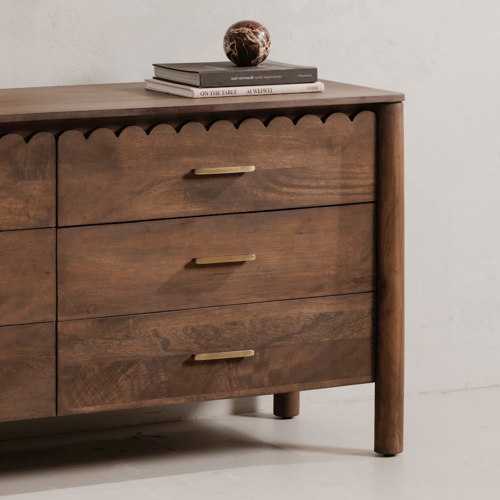 Wiley Dresser Vintage Brown. Picture 13