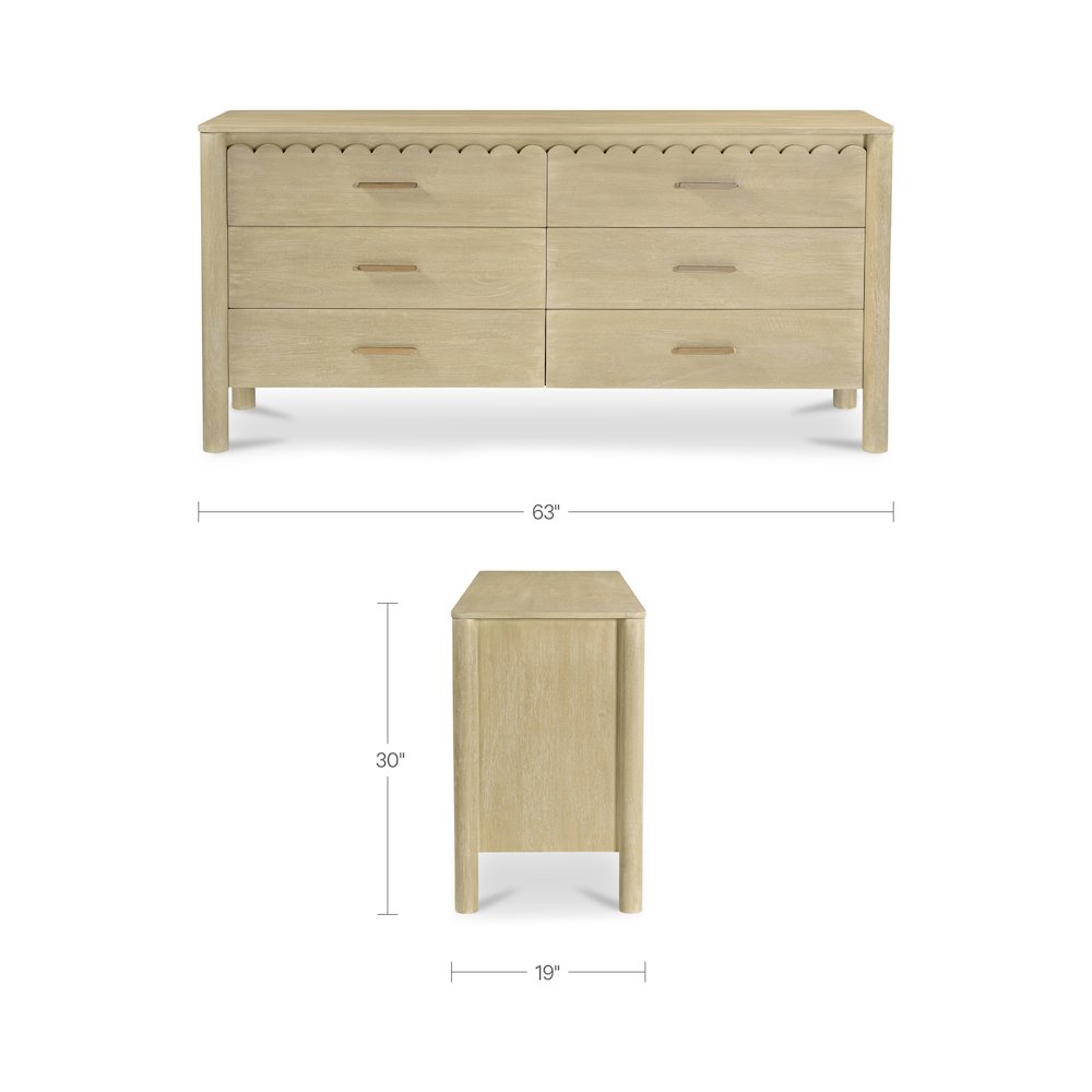 Wiley Dresser Natural. Picture 3