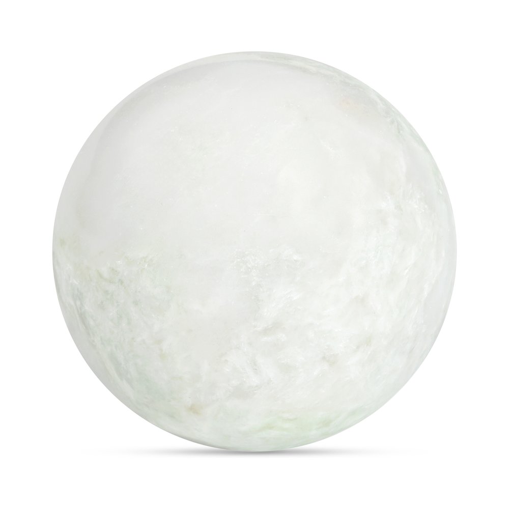 Odessa Sphere Tabletop Accent Green Onyx Marble. Picture 1