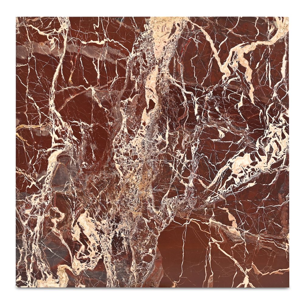Rosa Accent Table Rosso Levanto Marble. Picture 7