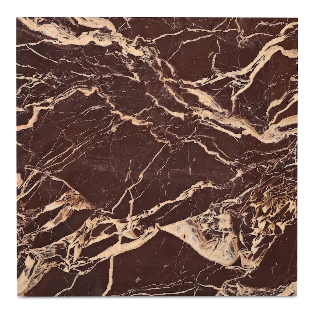 Rosa Accent Table Rosso Levanto Marble. Picture 9