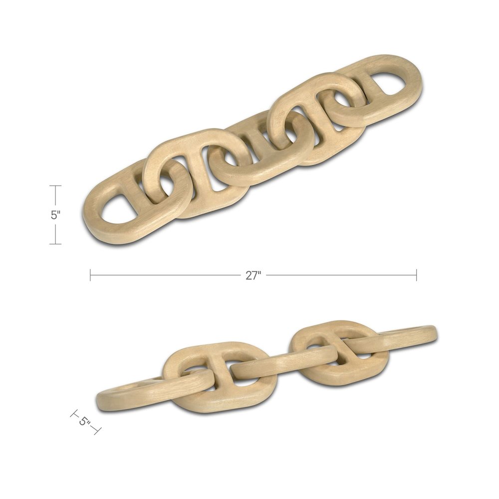 Toro Decorative Wooden Chain. Picture 3