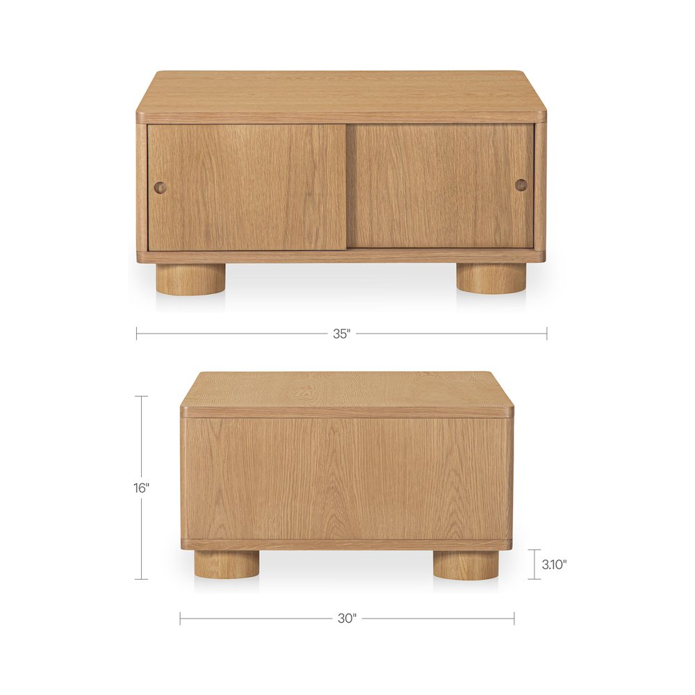 Hobbs Storage Coffee Table Natural. Picture 3