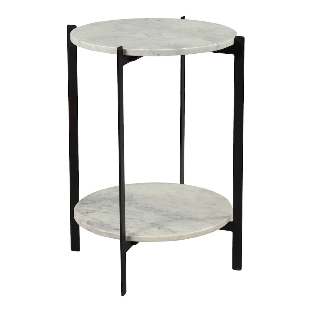 Melanie Accent Table White. Picture 2